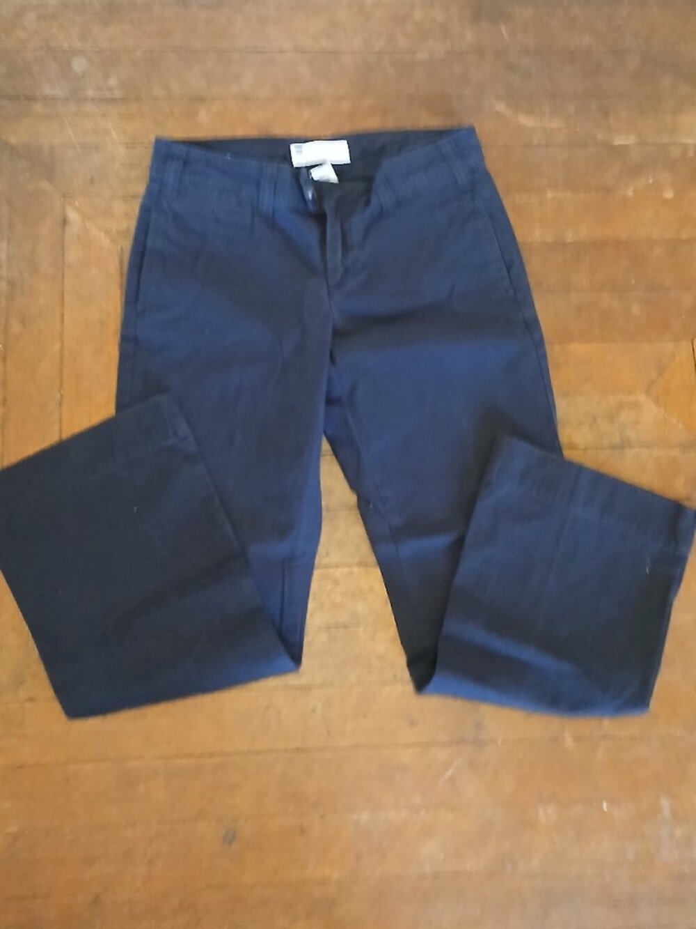 Gap Womens Size 6A Navy Blue Cotton Trouser Pants Casual Preowned